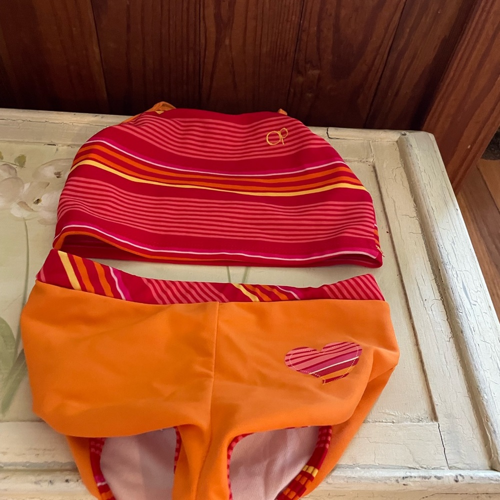 2 piece girl’s bathing suite,  3T
